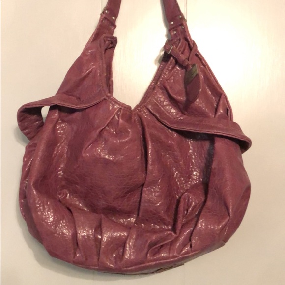 Jessica Simpson Purple Faux Leather Purse - Picture 3 of 6